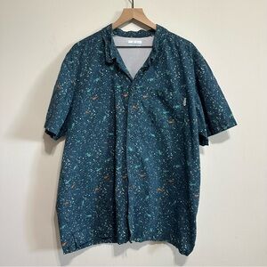 Columbia men’s Trollers Best Fishing Shirt Size XL PFG Fishing Shirt Button Down